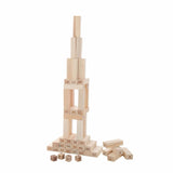 Wooden Tumbling Tower Game Jenga / Zenga. Puzzle Game for Adults and Kids